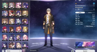 Conta endgame star rail.