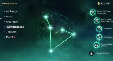 keqing c1, Diona c6 - 6 personagens 5*