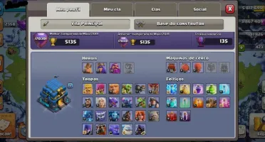 CV12 SEMI FULL CLASH OF CLANS COC TH12 SKINS PAISAGEM