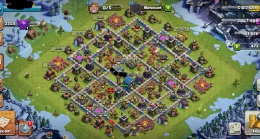 CV12 SEMI FULL CLASH OF CLANS COC TH12 SKINS PAISAGEM