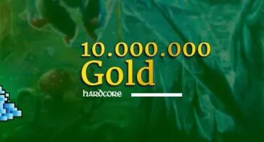 10.000.000 Gold - TIBIA - Hardcore PvP