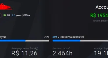 Conta Steam level 84 com 183 jogos