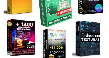 Super Pack +900 Mil Arquivos Editáveis, Atualização Mensal