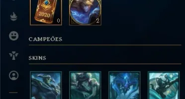 CONTA DE LOL MAIN ADC PLATINA 4