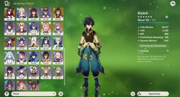 Minha conta de Genshin