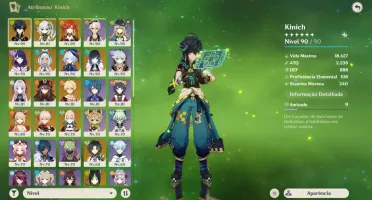 Minha conta de Genshin
