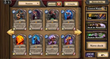 Conta Hearthstone todas as aventuras e várias lendárias