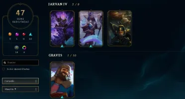 conta lol lv 314 132 campeões 47 skins