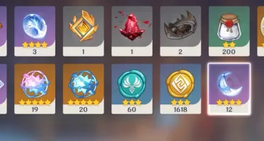Genshin Impact - rank 55 - Diluc com tumulo;Ganyu com amos