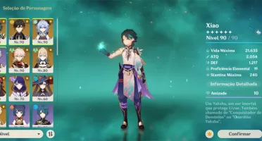CONTA GENSHIN IMPACT AR55 XIAO KAZUHA BAAL ZHON GANYU HUTAO+