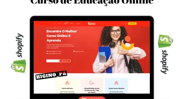 Tema Shopify Egrad - Curso de Educação Online + Atualizações