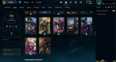 Conta League of Legends com 2.715 RP incluso | prata 2