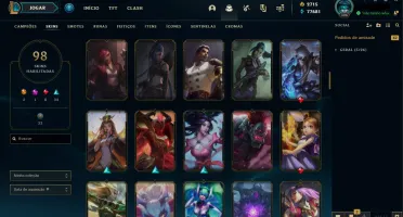 Conta League of Legends com 2.715 RP incluso | prata 2