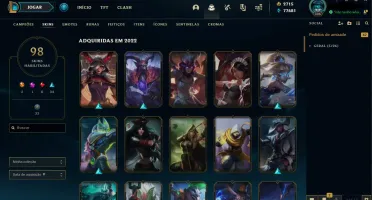 Conta League of Legends com 2.715 RP incluso | prata 2