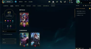 CONTA VALORANT PLATINA 2, +CONTA DE LOL, +SKINS!