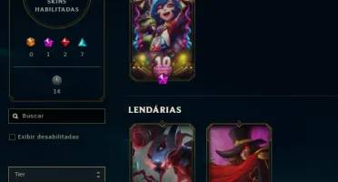 LOL - Full Acesso - LVL 96 - 101 Champions - 40 Skins
