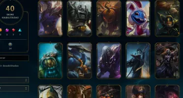 LOL - Full Acesso - LVL 96 - 101 Champions - 40 Skins