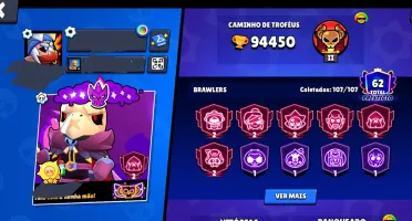 đ„ Conta Brawl Stars Top Gladiador: 94K TrofĂ©us + Quase Full