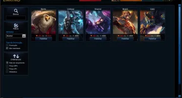 Conta Platina 3, 125 Skins, 13 Páginas (Borda de Diamond)