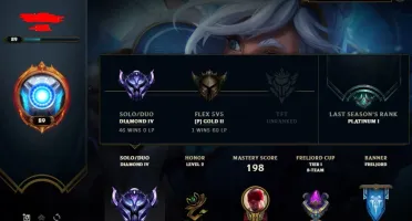 contas de league of legends platina