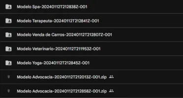 Pack com 74 Sites Profissionais Prontos