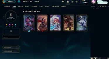 Conta de lol Diamante 2 79 pdl com mmr bom level 46