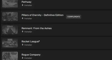 Conta Epic Games com 62 jogos