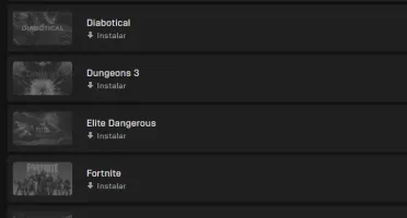 Conta Epic Games com 62 jogos