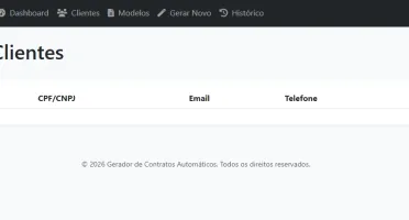 Script PHP Gerador de Contratos