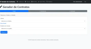 Script PHP Gerador de Contratos