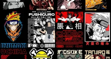1000 ARTES Anime Pack para sublimação, DTG, DTF, Adesivos