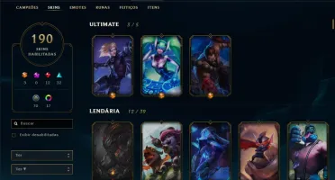 CONTI LOL PLATINA V 190 SKINS