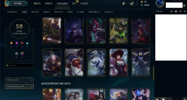 Conta Level 171-148 Camps- 58 Skins