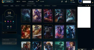 Conta Level 171-148 Camps- 58 Skins