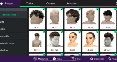 conta avakin life masculino