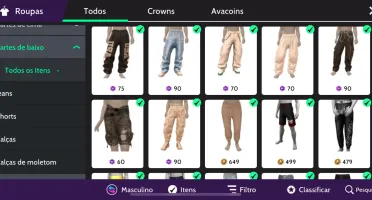 conta avakin life masculino