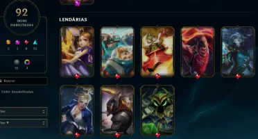 CONTA LOL- LVL 164 - 165 Champions - 92 Skins - FULL ACESSO
