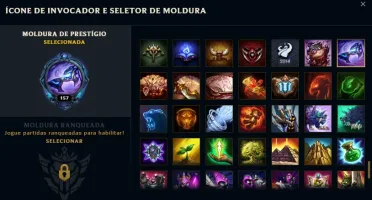 Conta League of Legends + Valorant, 337 skins lol