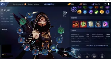 Conta mir arqueira 87k pp