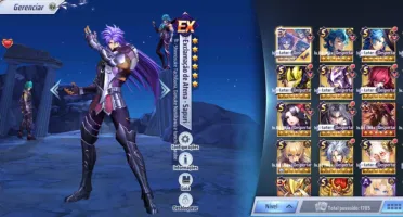 Saint Seiya Awakening - servidor 140 - com 75 livros azuis