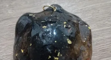 Pingente Artesanal de Jacarandá para Prosperidade