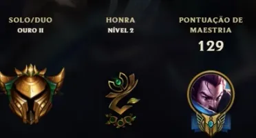 League of Legends conta Ouro II