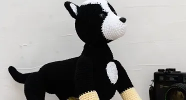 Cachorro Fofo em Amigurumi