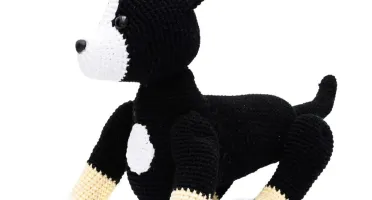 Cachorro Fofo em Amigurumi