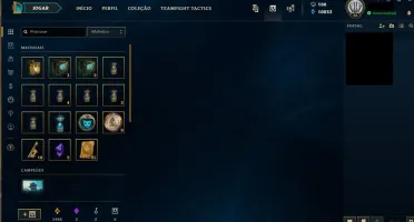 Conta LoL - Level 30 Unranked com Espólios para abrir