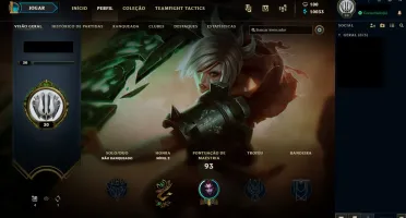 Conta LoL - Level 30 Unranked com Espólios para abrir