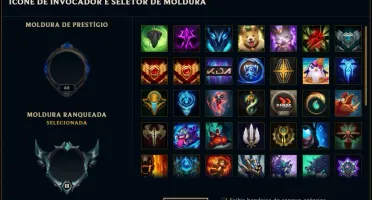 CONTA LOL PLATINA 3 LVL 60 37 CHAMPS 10 SKINS
