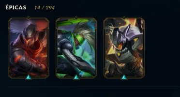 Conta Ouro 3 Com mais de 100 skins e todos os campeões