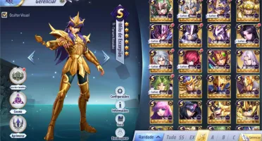 SAINT SEIYA AWAKENING - Conta A52 - Monoceros - Lv 70