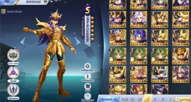 SAINT SEIYA AWAKENING - Conta A52 - Monoceros - Lv 70